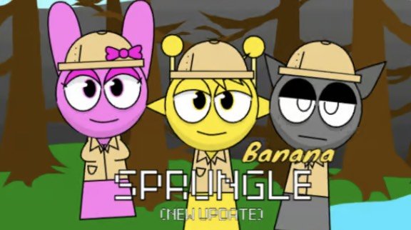 sprungle banana with sprunki